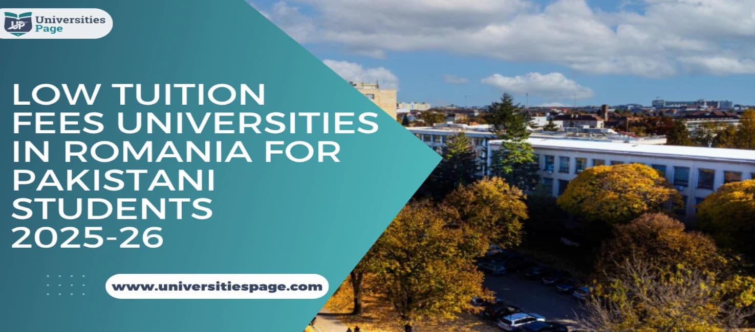 Low Tuition Fees Universities in Romania for Pakistani Students 2025-26