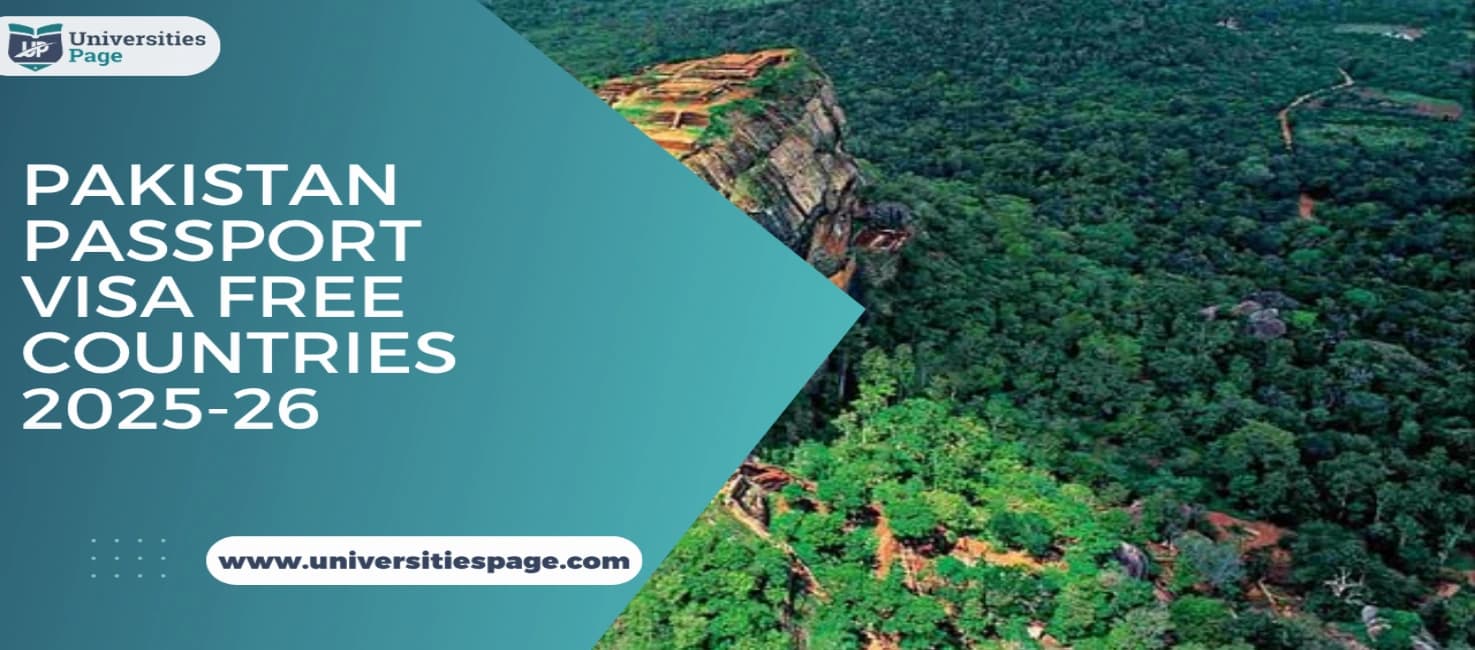 Pakistan Passport Visa Free Countries 2025-26