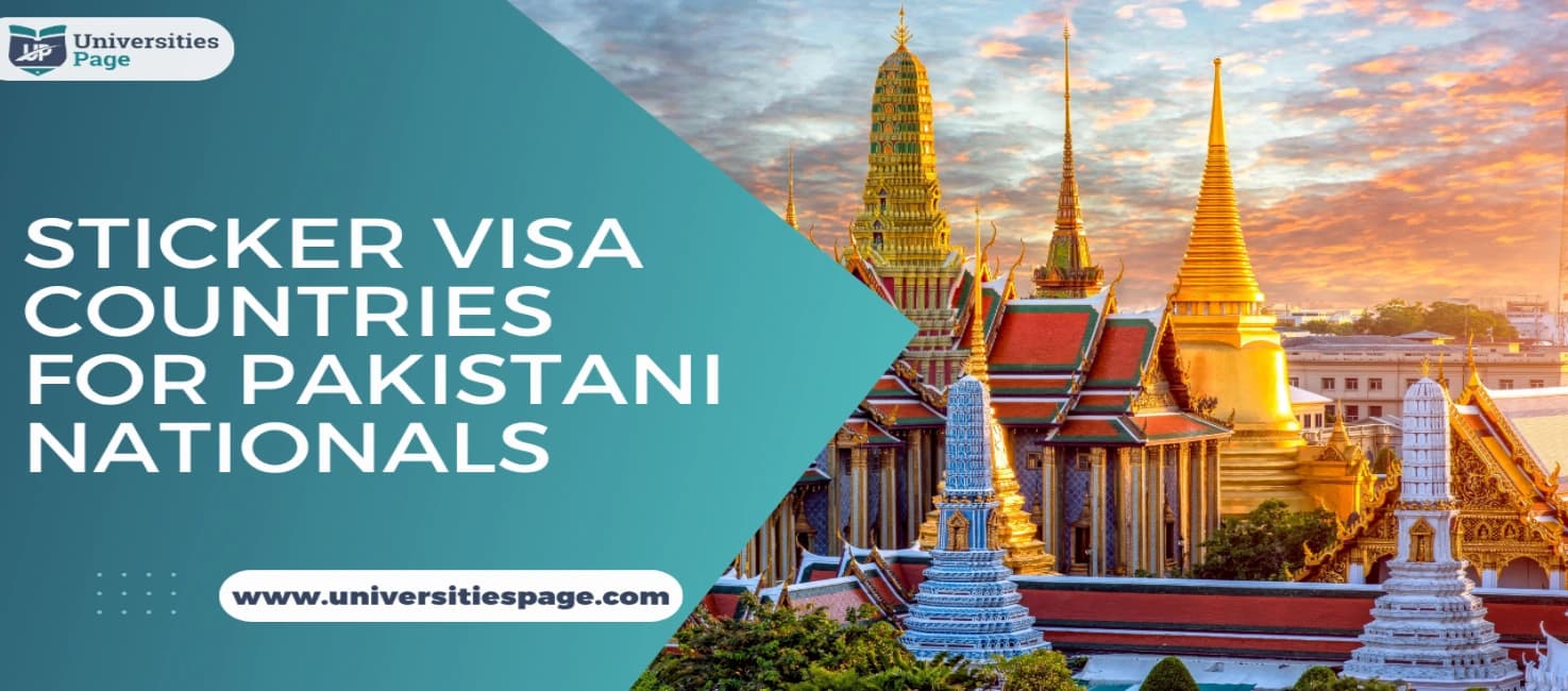 Sticker Visa Countries for Pakistani Nationals