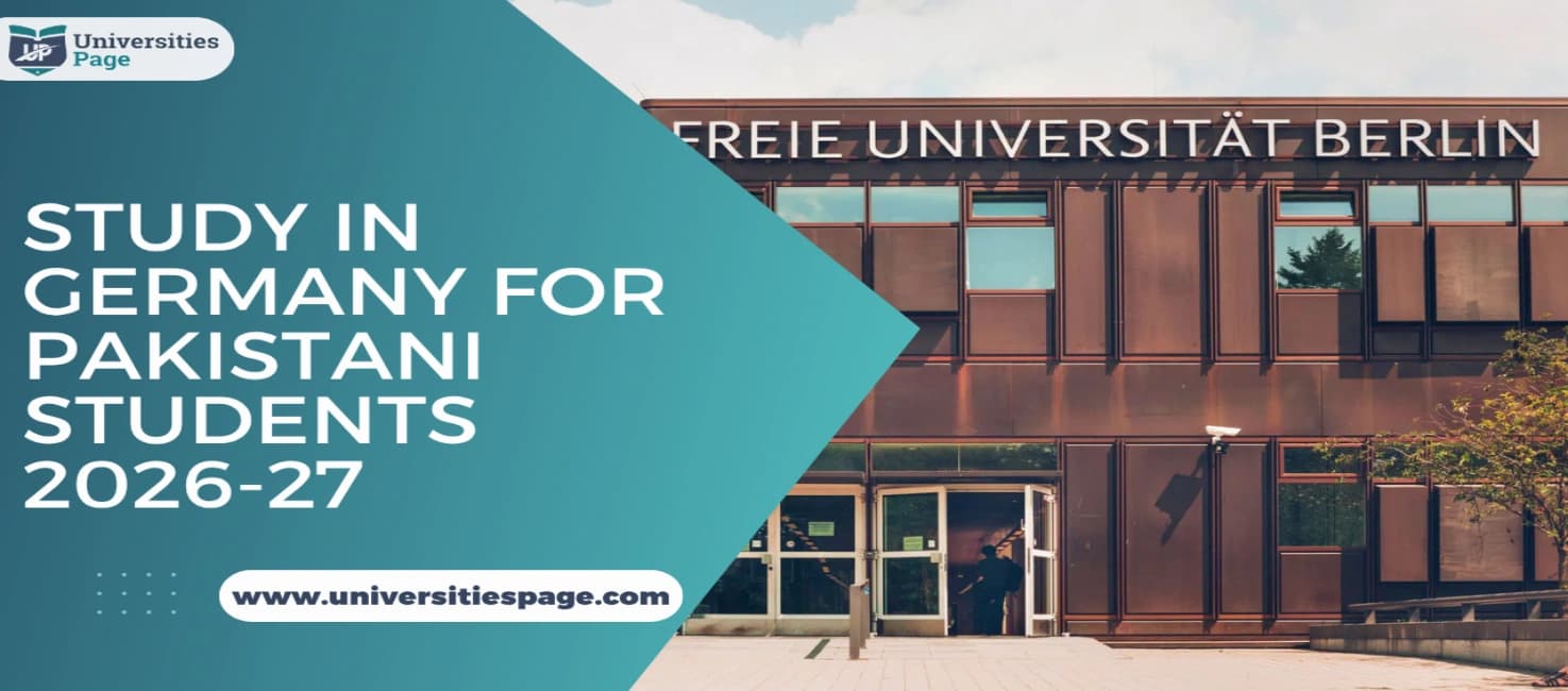 Study in Germany For Pakistani Students 2026-27