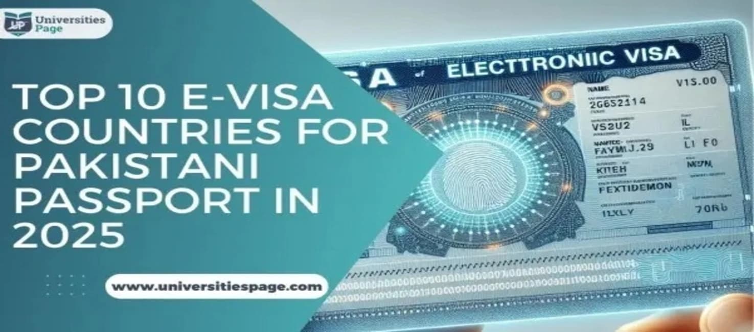 Top 10 E-Visa Countries for Pakistani Passport in 2025