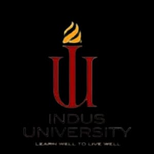 Indus University logo